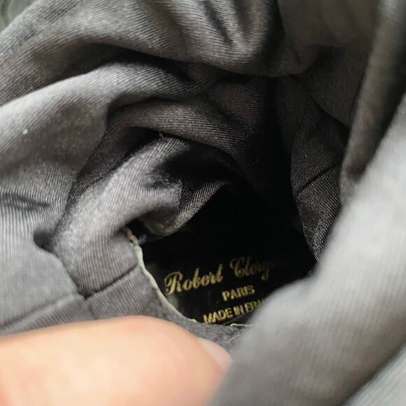 Robert Clergerie Paris Sz 5/6? Sock Boots Black Leather Made in France Designer - Picture 10 of 16